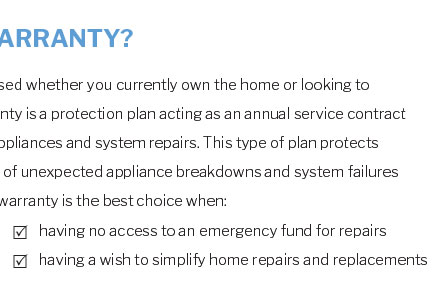 home warranty morehouse